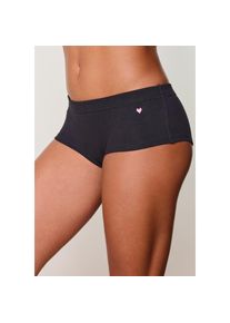 Lascana, Damen, H&uuml;ftpanty 3er Pack, in elastischer Rippen-Qualit&auml;t, schwarz, 32/34, Lascana Hipsterpantys im Dreierpack