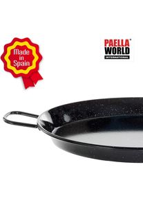 All'Grill Paella-Pfanne emailliert &Oslash; 28 cm, Pfanne + Kochtopf, Schwarz