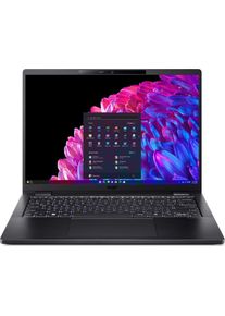 Acer TravelMate P6 (14", 512 GB, 16 GB, Deutschland, Intel Core Ultra 7 155H), Notebook, Schwarz