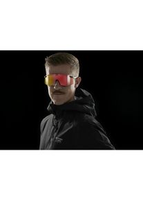 Uvex, Unisex, Sportbrille, Pace stage CV (black matt (red)*, colorvision mirror red), Schwarz