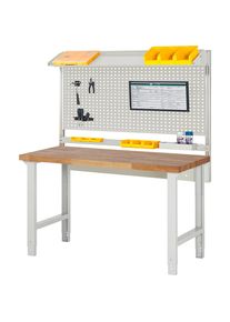 Banco da lavoro con sovrastruttura serie 7000 eurokraft pro