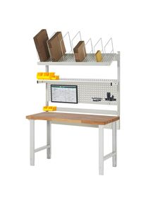 Banco da lavoro con sovrastruttura serie 7000 eurokraft pro