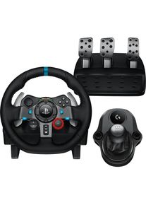 Logitech G G29 Driving Force Racing Wheel (Mac, PC, PS3, PS4, PS5), Gaming Controller, Schwarz