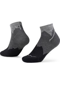 Buff, Unisex, Sportsocken, Merino Light Quarter Socks (42/44), Schwarz