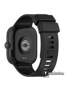 Xiaomi Smart Band 9 Pro, 8 Pro, Redmi Watch 4, Okos&oacute;ra sz&iacute;j, Szilikon, 99+128mm hossz&uacute;, Fekete