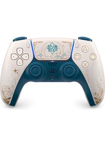 Sony DualSense Genshin Impact Limited Edition Controller, PS5 (Android, iOS, Mac, PC, PS5), Gaming Controller, Gold, Weiss
