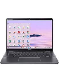 Acer Chromebook Plus Spin CP514-4HN-379X - 2-in-1 Chromebook - 14 inch (NX.KYREH.005) (14", 256 GB, 8 GB, Niederl&auml;ndisch), Notebook, Grau