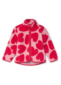 Tchibo - Kinder-Teddyjacke - M&auml;dchen - Gr. 98/104 - hellrosa/print