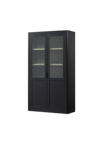 Tchibo - Woood Buffetschrank &raquo;Gunnar&laquo; - 120x48x217cm - schwarz - Holz