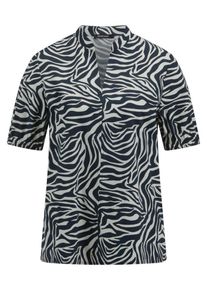 Peter Hahn - Bluse, blau, Gr. 40, Baumwolle