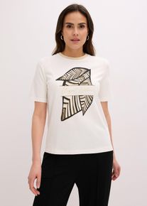 bonprix Femei Bluză din bumbac organic, alb, 52/54