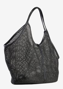Mesh Shopper, schwarz, Gr&ouml;&szlig;e 30x48 cm, bonprix