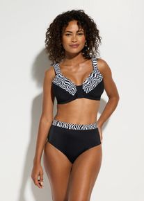 Minimizer-Bikini mit gepolsterten Tr&auml;gern (2-tlg.Set), schwarz, Gr&ouml;&szlig;e 50D (100), bonprix