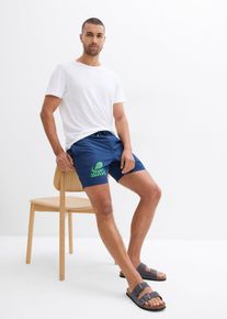 Badeshorts mit Print, blau, Gr&ouml;&szlig;e 60/62 (XXL), bonprix