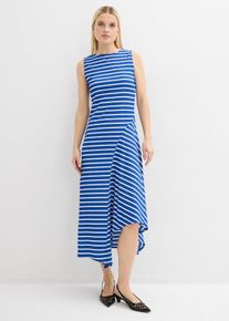 Maxikleid mit asymmetrischem Saum, blau, Gr&ouml;&szlig;e 36/38 (S), bonprix