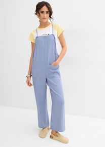 Jumpsuit aus softer Viskose, blau, Gr&ouml;&szlig;e 44, Viskose, bonprix
