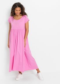 Shirtkleid aus Bio-Baumwolle, pink, Gr&ouml;&szlig;e 36/38 (S), 100% Baumwolle, bonprix