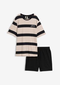 Shorty aus Baumwolle, grau, Gr&ouml;&szlig;e 60/62 (XXL), mit Baumwolle, bonprix