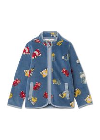 Tchibo - Kinder-Fleecejacke - Jungen - Gr. 122/128 - blau/print