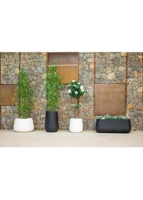 Newgarden, Blumentopf, CAMELIA 40 Pflanzengef&auml;ss gross rund &oslash;39x39cm schwarz 33L aussen