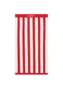 Gant Ręcznik plażowy dla mężczyzn czerwony / biały Rozmiar 100x180cm