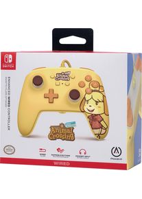 PowerA Enhanced Wired Controller &ndash; Animal Crossing: Isabelle (Switch), Gaming Controller, Gelb