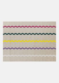 Vaskbar d&oslash;rmatte med grafisk m&oslash;nster, beige, st&oslash;rrelse 38x59 cm, bonprix