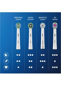 Oral-B, Zahnb&uuml;rstenkopf, Cross Action Clean (3 x)