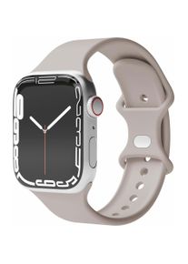 VONM&Auml;HLEN Vonm&auml;hlen Classic Band Light Gray 38/40/41mm (Silikon), Uhrenarmband, Grau, Beige