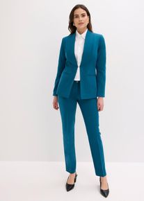 Tailleur pantalon (ens. 2 pces) - p&eacute;trole - taille 56 - bonprix