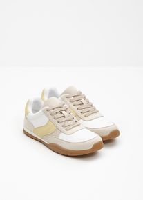 Sneakers r&eacute;tro - blanc - taille 38 - bonprix