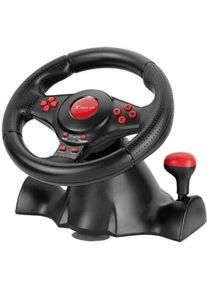 Xtrike Me Driving racing wheel GP-903 black (Android, PC, PS3, PS4, Switch, Xbox 360, Xbox One S), Gaming Controller, Schwarz
