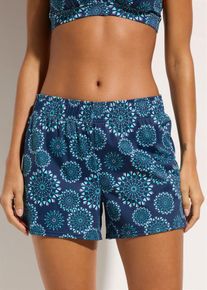Short de bain avec bas de bikini int&eacute;gr&eacute; - bleu - taille 40 - bonprix