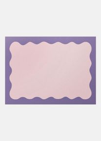 Paillasson lavable &agrave; motif graphique - violet - taille 50x150 cm - bonprix
