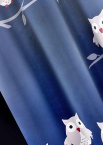 Rideau obscurcissant motif chouettes (1 pce) - bleu - taille 225x130 cm - bonprix