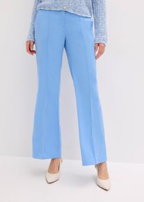 Pantalon de tailleur coupe flare - bleu - taille 46 - bonprix
