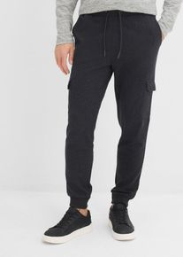 Pantalon de jogging &agrave; poches cargo - gris - taille 54/56 (XXL) avec coton - bonprix