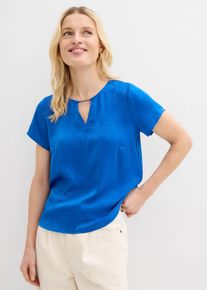 Tunique en satin fin - bleu - taille 42 - bonprix