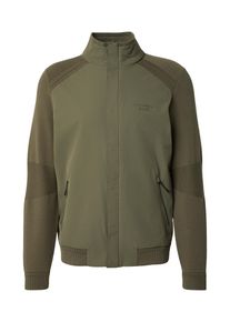 BOSS M&auml;n Sweatjacka 'Spirit70' khaki Storlek S