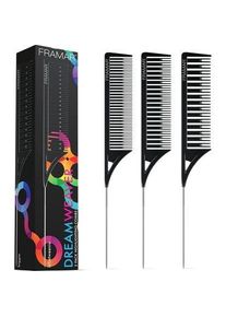 Framar, Haarb&uuml;rste + Kamm, Dream Weaver Black Kamm 3 Stk