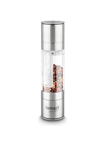 Lamart LT7014 seasoning grinder Salt & pepper grinder Stainless steel, Transparent, Pfefferm&uuml;hle + Salzm&uuml;hle, Silber