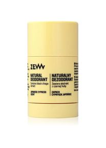 ZEW for men, Deo, Natural Deodorant Stick Japanese Cypress And Bergamot 80g (Stick, 80 g)