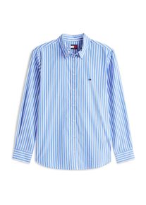 Tommy Jeans Kvinnor Blus bl&aring; / vit Storlek XXS