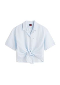 Tommy Jeans Kvinnor Blus ljusbl&aring; / vit Storlek L