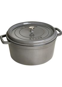 Staub Cocotte, Pfanne + Kochtopf, Grau