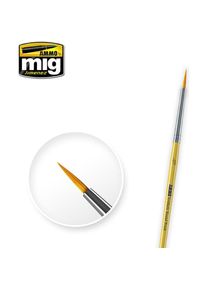 AMMO by MIG Jimenez, Pinsel, AMMO MIG-8612 2/0 Syntetic Round Brush, Multicolour