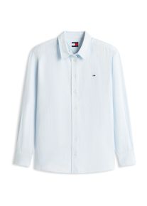 Tommy Jeans Kvinnor Blus ljusbl&aring; / vit Storlek XXS