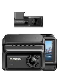 DDPAI Dash + Rear Camera Z90 Dual, 4K, 64Gb, Wi-Fi, GPS, 3inch LCD, Black (Eingebautes Display, Eingebautes Mikrofon, GPS-Empf&auml;nger, 4K), Dashcam, 