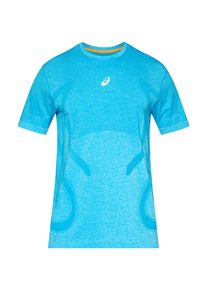 asics, M&aelig;nd, Funktionsskjorte 'ROAD', Himmelbl&aring; / Lysebl&aring;, St&oslash;rrelse S