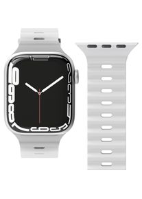 VONM&Auml;HLEN Vonm&auml;hlen Ocean Band Case 1 Band One Light Gray 38/40/41mm (38 mm, 40 mm, 41 mm, Stainless Steel), Uhrenarmband, Grau